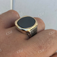 Black Onyx Mens Large Ring  customdiamjewel   