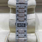 Rose White Iced Out Modified Cartier Skelton Moissanite Watch customdiamjewel