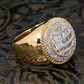 14K Gold Luxury Cluster Handmade Ring For Men hip hop jewelry customdiamjewel