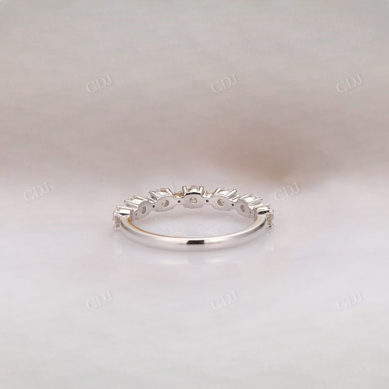 0.75CTW Lab Grown Diamond Half Eternity Wedding Band  customdiamjewel   