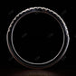 1.6mm Half Eternity  White Gold Wedding Band  customdiamjewel   