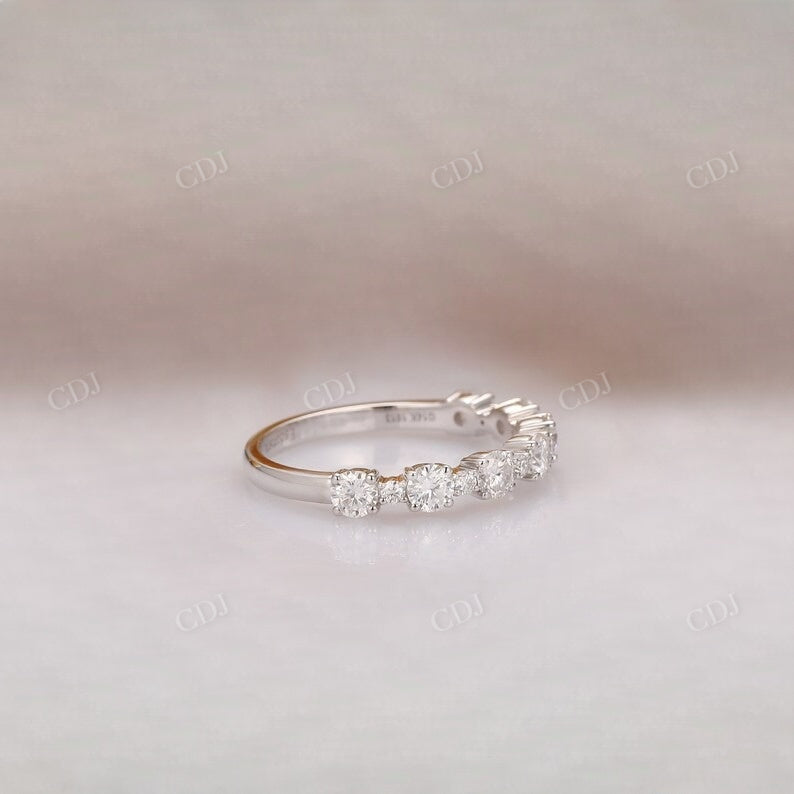 0.75CTW Lab Grown Diamond Half Eternity Wedding Band  customdiamjewel   