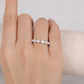 0.75CTW Lab Grown Diamond Half Eternity Wedding Band  customdiamjewel   