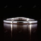 1.6mm Half Eternity  White Gold Wedding Band  customdiamjewel   