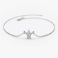 0.06CTW Moissanite Tiny Star Diamond Bracelet  customdiamjewel Sterling Silver White Gold VVS-EF