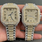 GRA Certified VVS Moissanite Cartier Watch customdiamjewel