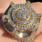 14k Gold Iced King Crown Micropave Ring  customdiamjewel   