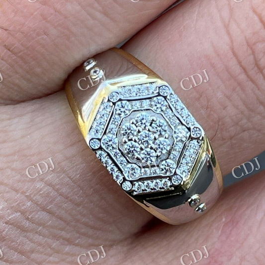 Antique 10K Yellow Gold Hip Hop Rings  customdiamjewel   