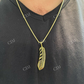 Eagle Feather Pendant Necklace  customdiamjewel   