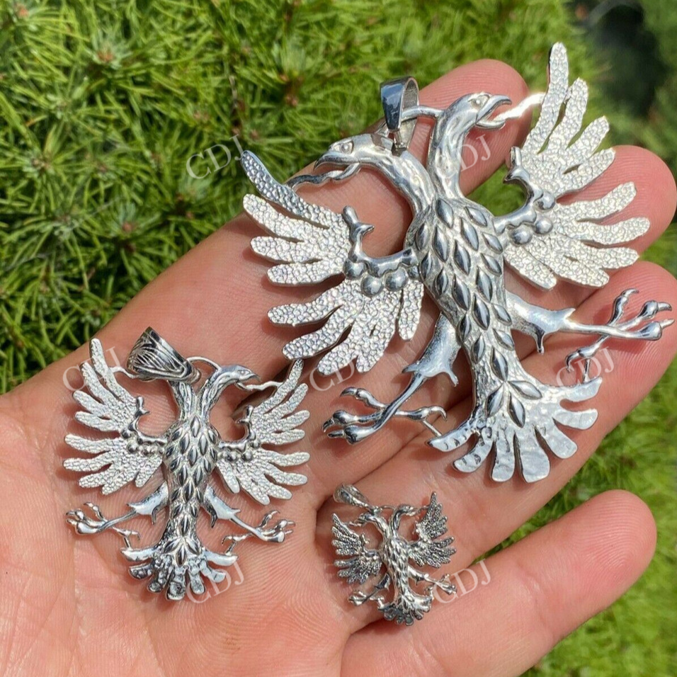 Double Headed Eagle Pendant customdiamjewel