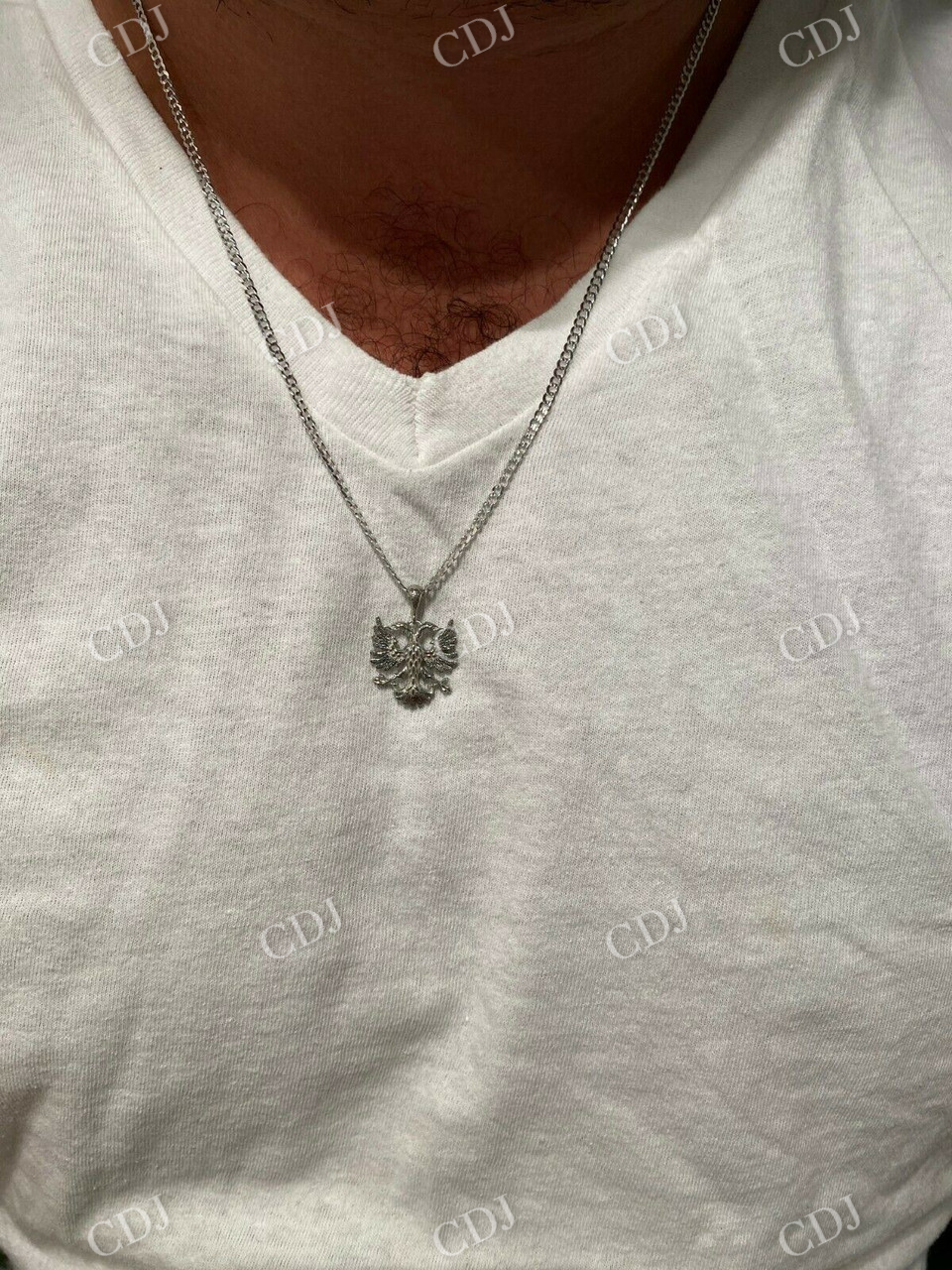 Double Headed Eagle Pendant customdiamjewel