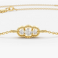 0.31CTW Moissanite Delicate Diamond Bracelet  customdiamjewel   