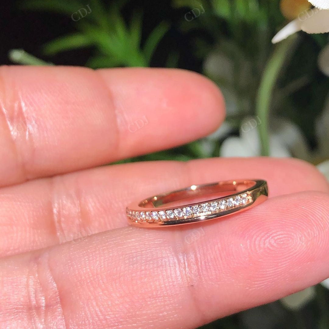 Dainty Lab Grown Diamond Bridal Matching Band