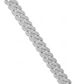 VVS Moissanite Sterling Silver Round Cuban Link Chain CustomDiamJewel