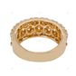 Sterling Silver Moissanite Luxury Band For Men hip hop jewelry customdiamjewel