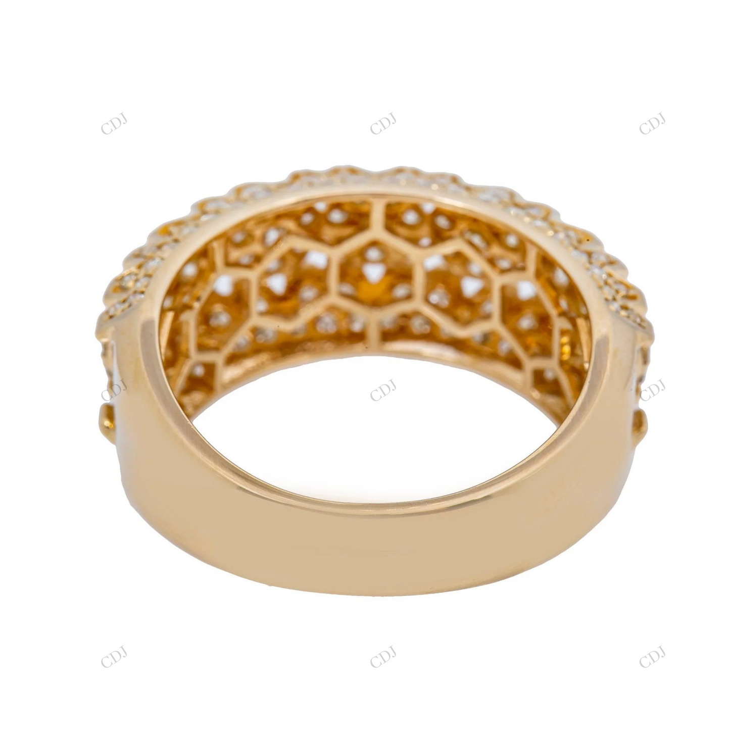 Sterling Silver Moissanite Luxury Band For Men hip hop jewelry customdiamjewel