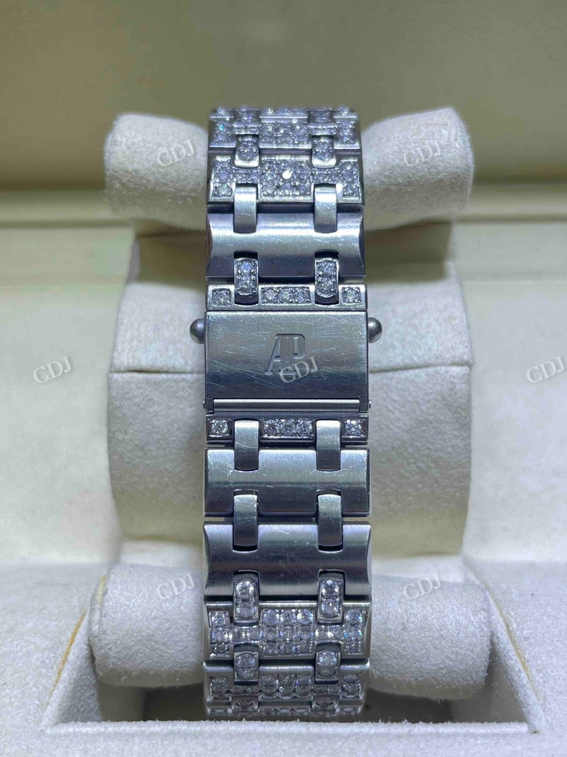 41mm Luxury AP Royal Oak Offshore Swiss Automatic Men's Moissanite Watch customdiamjewel