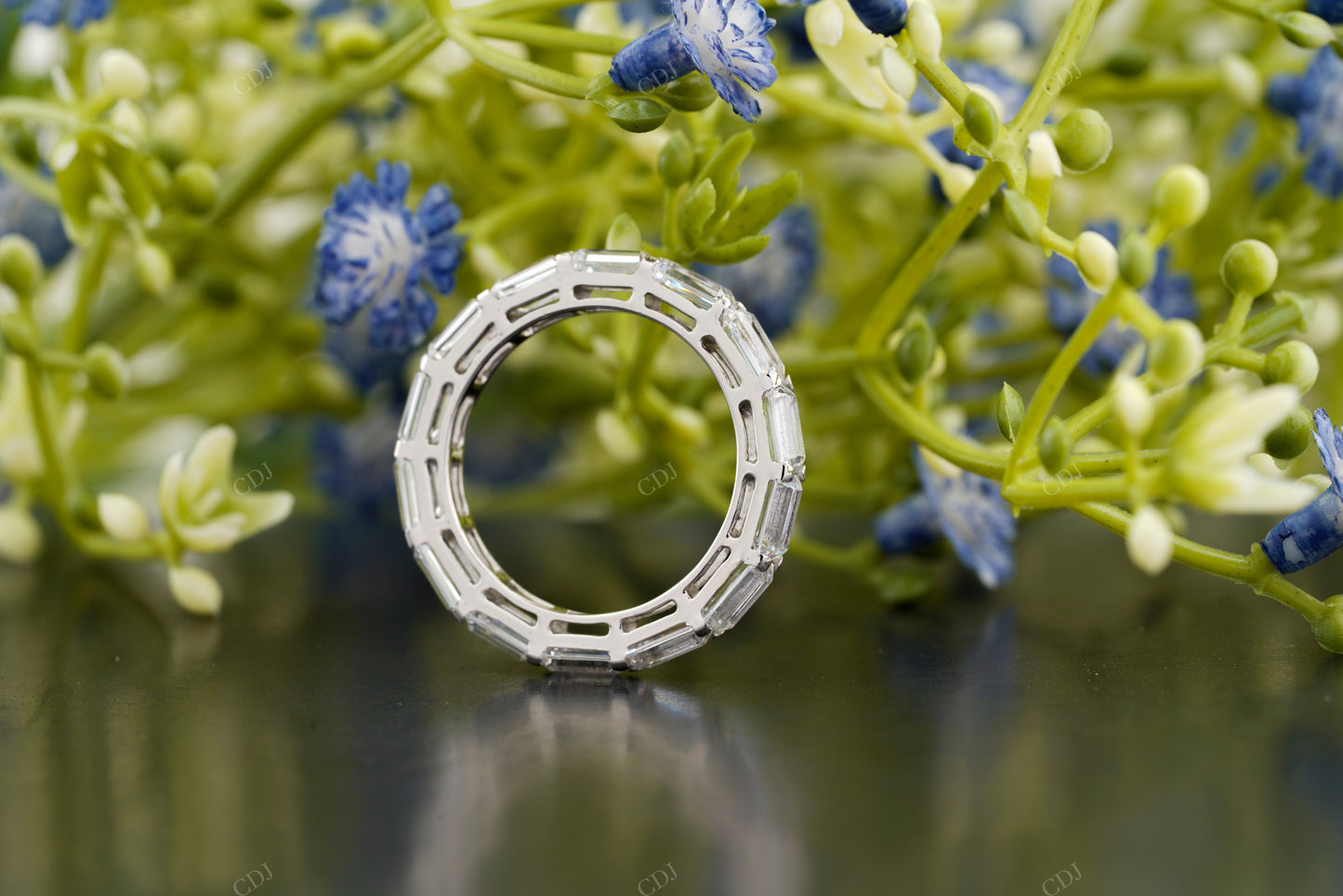 Baguette Cut Lab-Grown Diamond Band