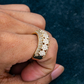 Sterling Silver Moissanite Luxury Band For Men hip hop jewelry customdiamjewel