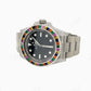 Custom Black Plate Rolex Rainbow Bezel Watch customdiamjewel