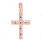 Two Row Emerald Cut Lab Grown Diamond 10K Gold Cross Pendant Hip Hop Pendent CustomDiamJewel