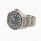 Custom Black Plate Rolex Rainbow Bezel Watch customdiamjewel