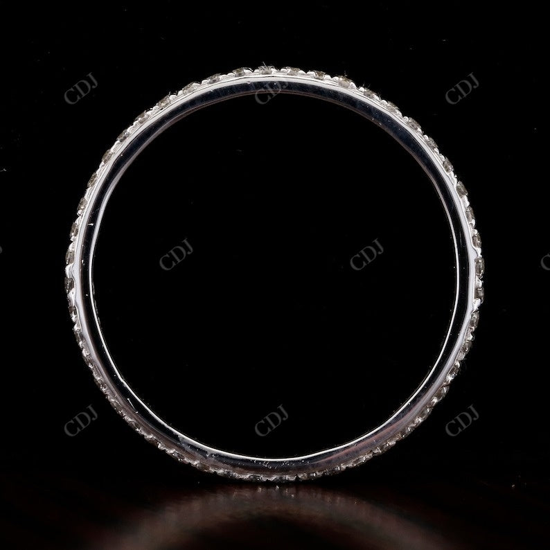 1mm Round Natural Diamond Thin Eternity Band  customdiamjewel   