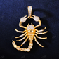 Hip Hop Gold Plated Moissanite Diamond Scorpion pendant hip hop jewelry CustomDiamJewel