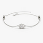 0.31CTW Moissanite Delicate Diamond Bracelet  customdiamjewel Sterling Silver White Gold VVS-EF