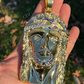 Two Tone Jesus Hip Hop Men's Pendant  customdiamjewel   