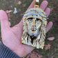 Two Tone Jesus Hip Hop Men's Pendant  customdiamjewel   
