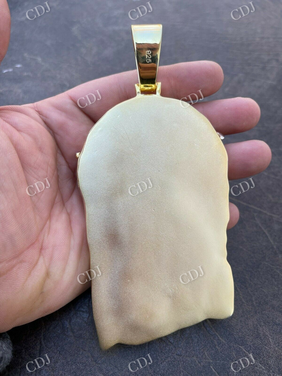 Two Tone Jesus Hip Hop Men's Pendant  customdiamjewel   