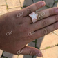 Antique Fully Icey Star Ring For Man's  customdiamjewel   
