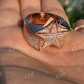 Antique Fully Icey Star Ring For Man's  customdiamjewel   