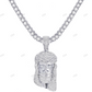 Hip Hop Fully Iced Out Custom Jesus Pendant hip hop jewelry CustomDiamJewel