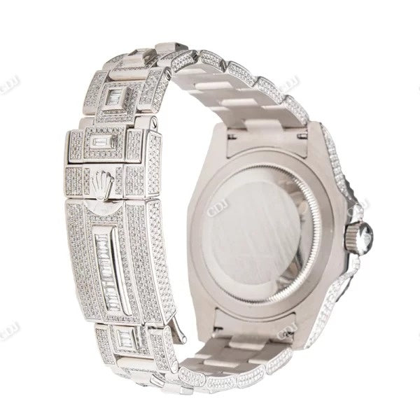 Luxurious Rolex Moissanite Watch For Men customdiamjewel