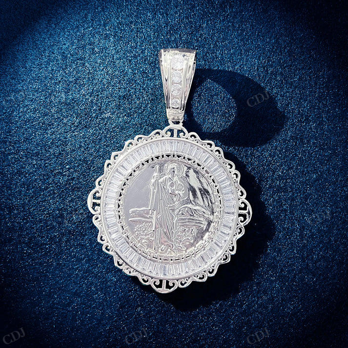Hip Hop Gold Plated CUC Men Jesus Pendant hip hop jewelry CustomDiamJewel