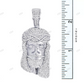 Hip Hop Fully Iced Out Custom Jesus Pendant hip hop jewelry CustomDiamJewel