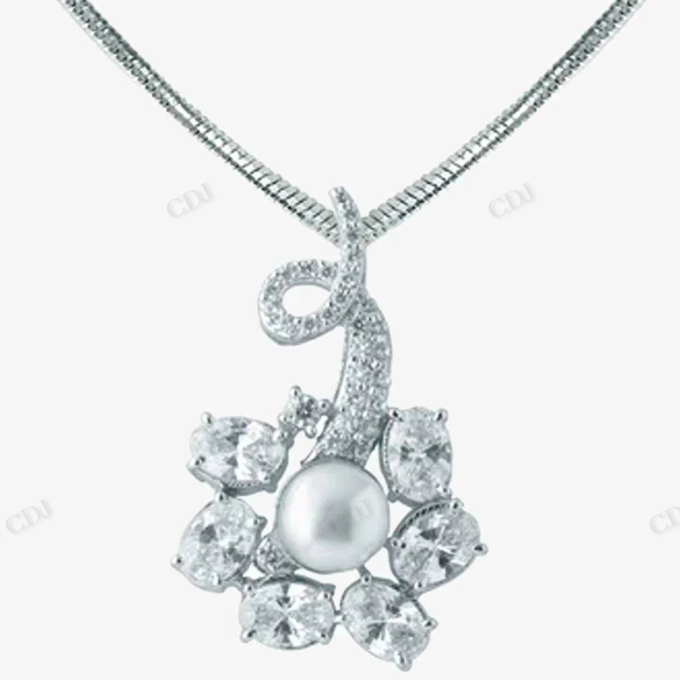 Sterling Silver Moissanite Unique Pendant hip hop jewelry CustomDiamJewel