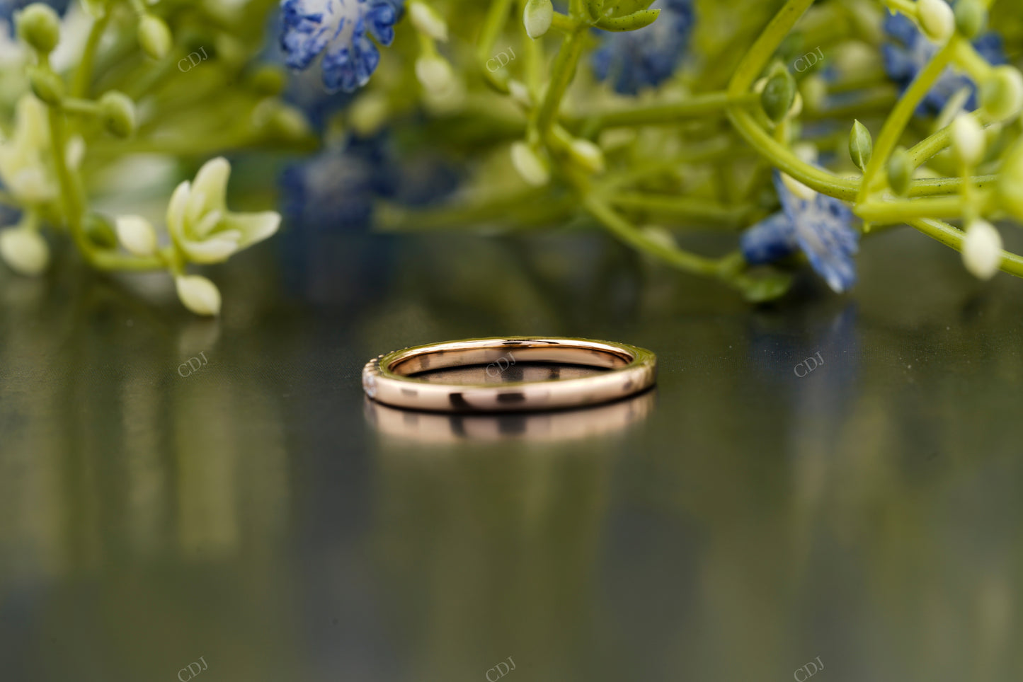 Round Lab-Grown Diamond Pavé Band