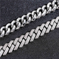 10MM Iced Out Diamond Cuban Chain hip hop jewelry CustomDiamJewel