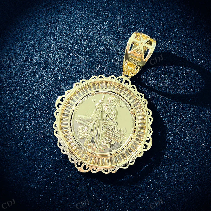 Hip Hop Gold Plated CUC Men Jesus Pendant hip hop jewelry CustomDiamJewel