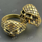 Punisher Terminator Half Skull Rings  customdiamjewel   