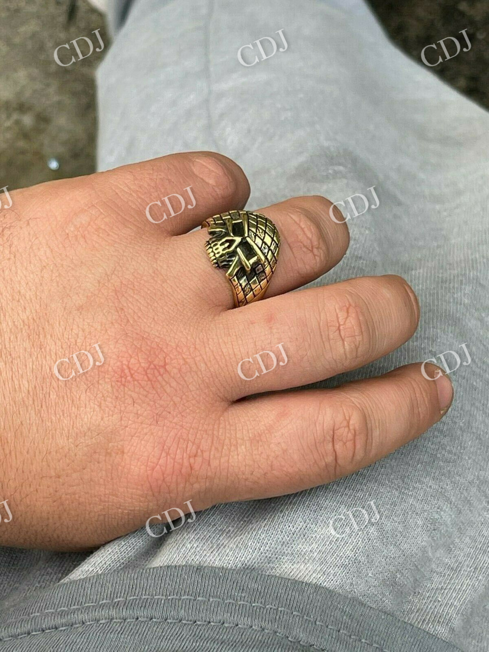 Termintor Rings Punisher Terminator Half Skull Rings – customdiamjewel