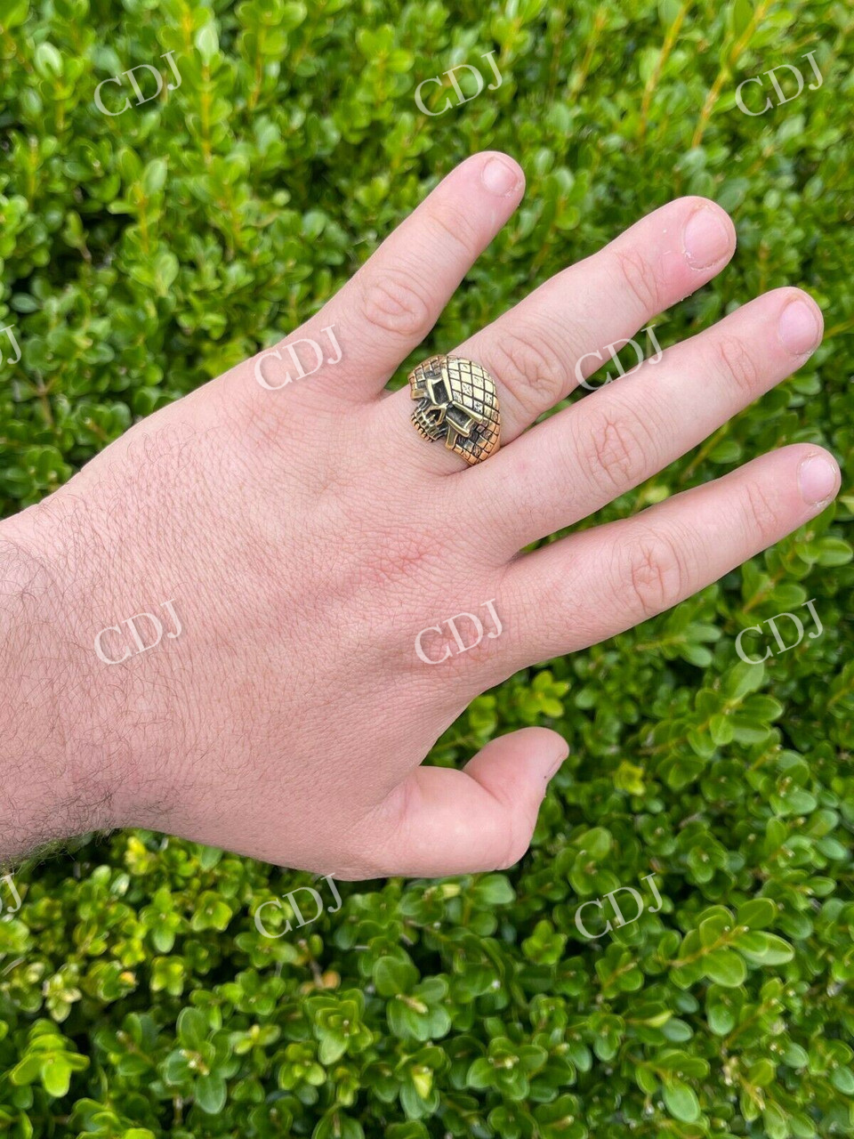 Punisher Terminator Half Skull Rings  customdiamjewel   