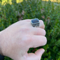 Black Onyx Horse Design Ring For Men's  customdiamjewel   