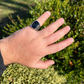 Black Onyx Horse Design Ring For Men's  customdiamjewel   
