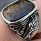 Black Onyx Horse Design Ring For Men's  customdiamjewel   