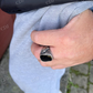 Black Onyx Horse Design Ring For Men's  customdiamjewel   