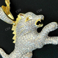 Lion Hip Hop Diamond pendant  customdiamjewel   